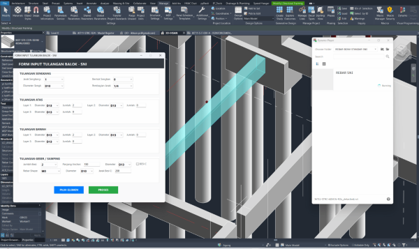 Plugin Otomatisasi Pembesian Beam Revit - Image 5
