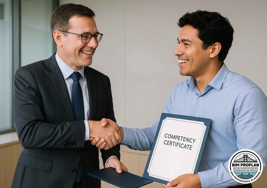 Tahap Penyerahan Sertifikat Kompetensi SKK BIM